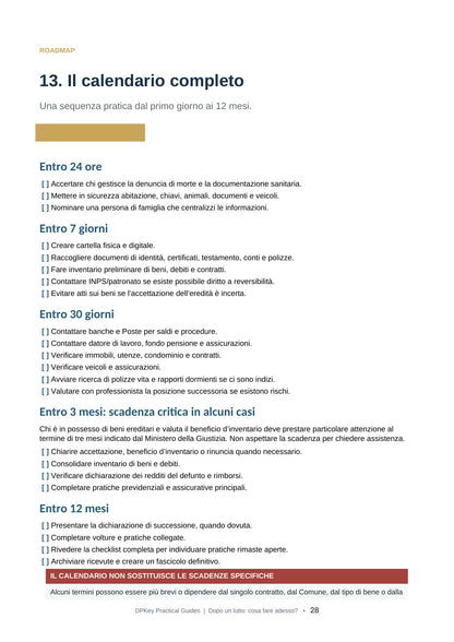 Dopo un lutto: cosa fare adesso? Guida pratica dopo un decesso in Italia