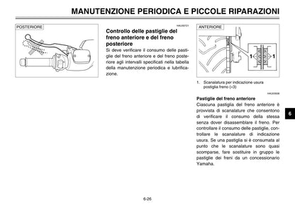Yamaha TMAX XP500 2003 Manuale Uso e Manutenzione Italiano PDF – 102 Pagine