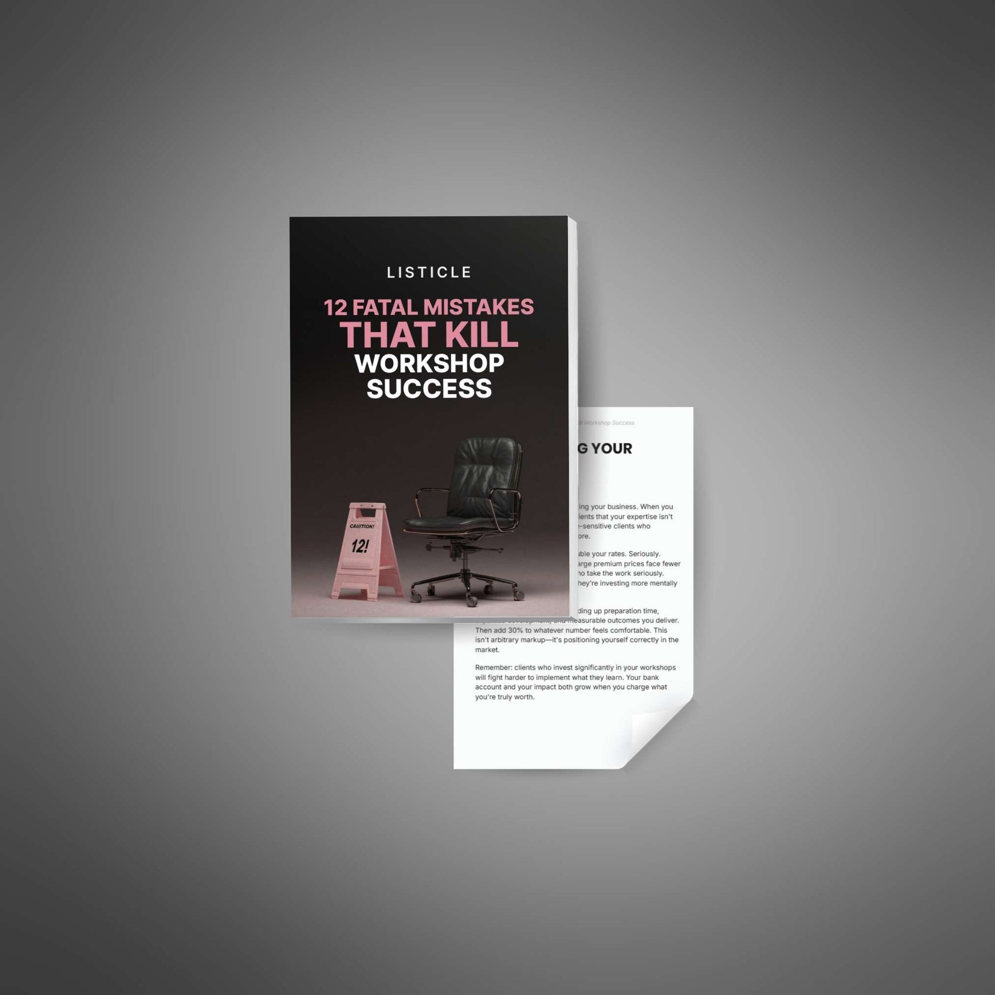 Immagine 1 - 12 Fatal Mistakes That Kill Workshop Success