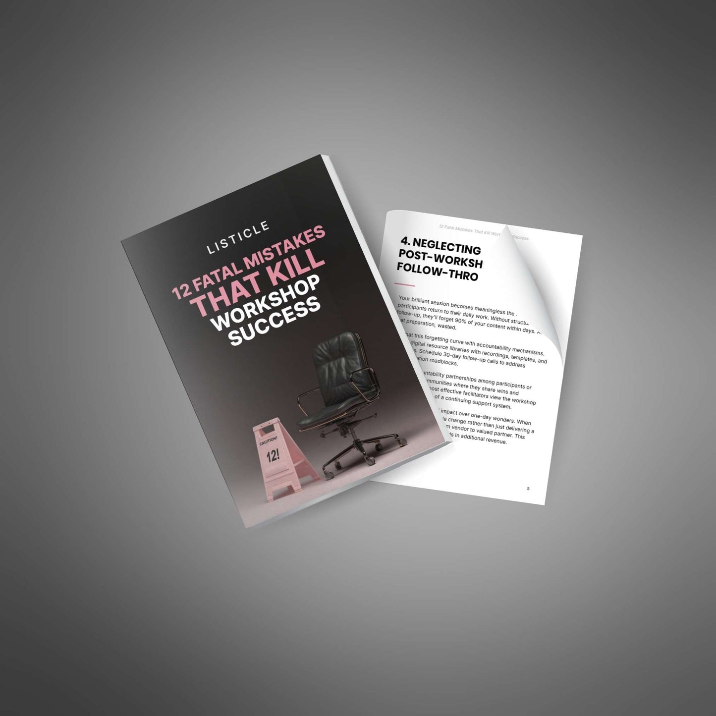 Immagine 3 - 12 Fatal Mistakes That Kill Workshop Success