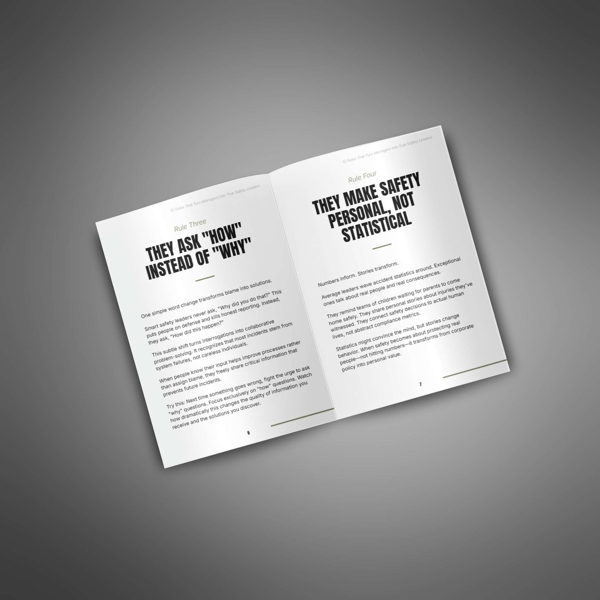 Inside spread – example rules