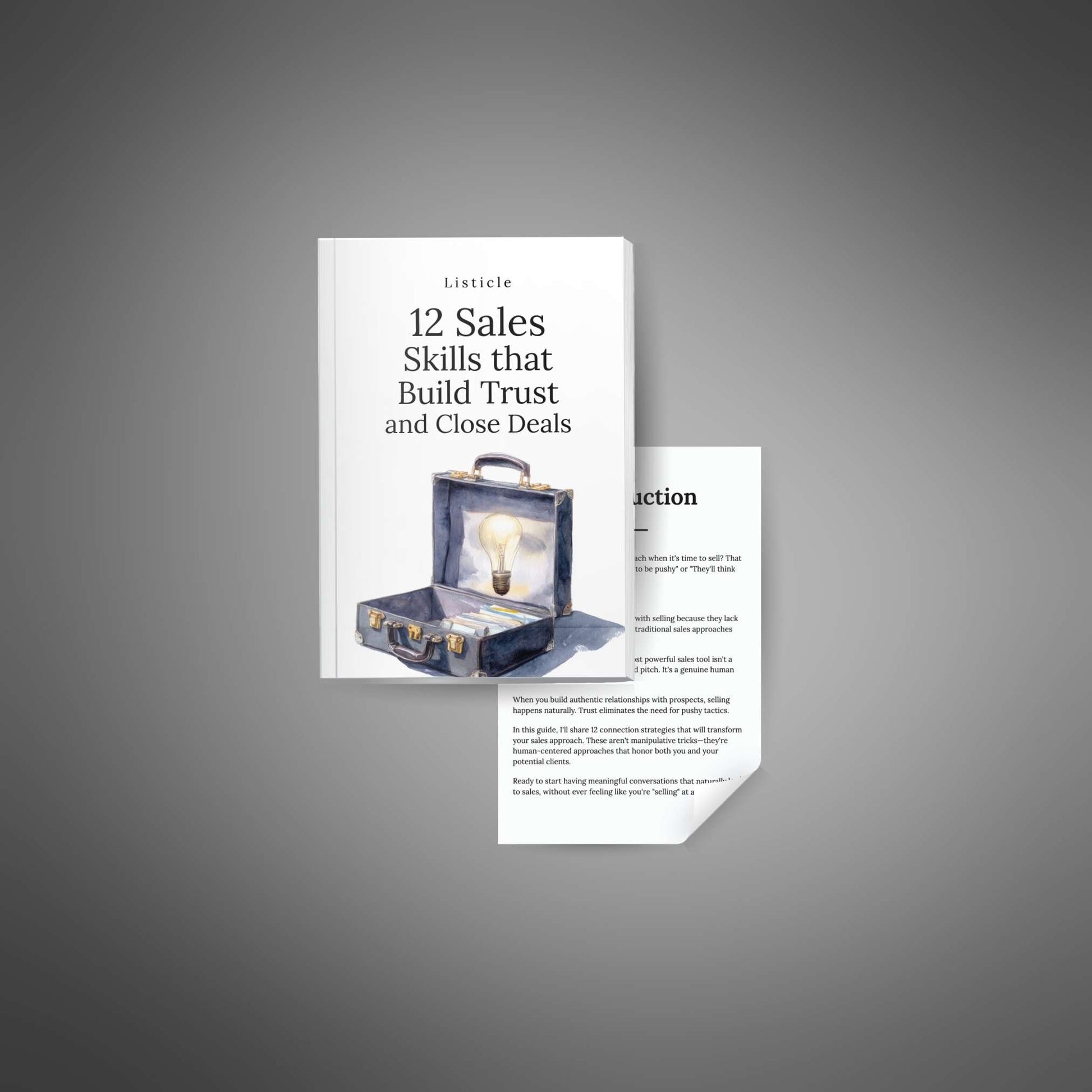 12 Sales Skills listicle cover + page