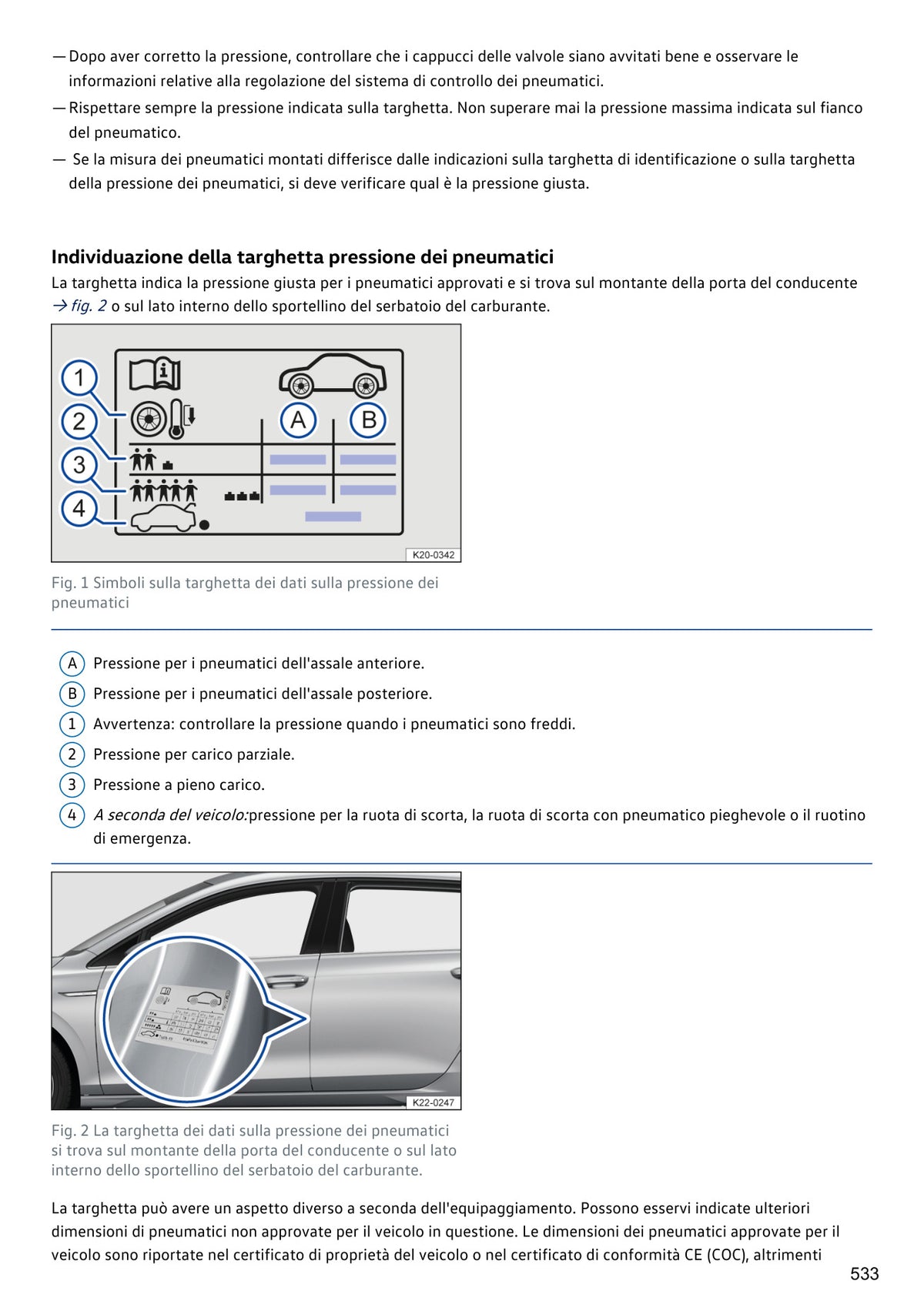 VOLKSWAGEN GOLF 2024 MANUALE PROPRIETARIO ITALIANO PDF