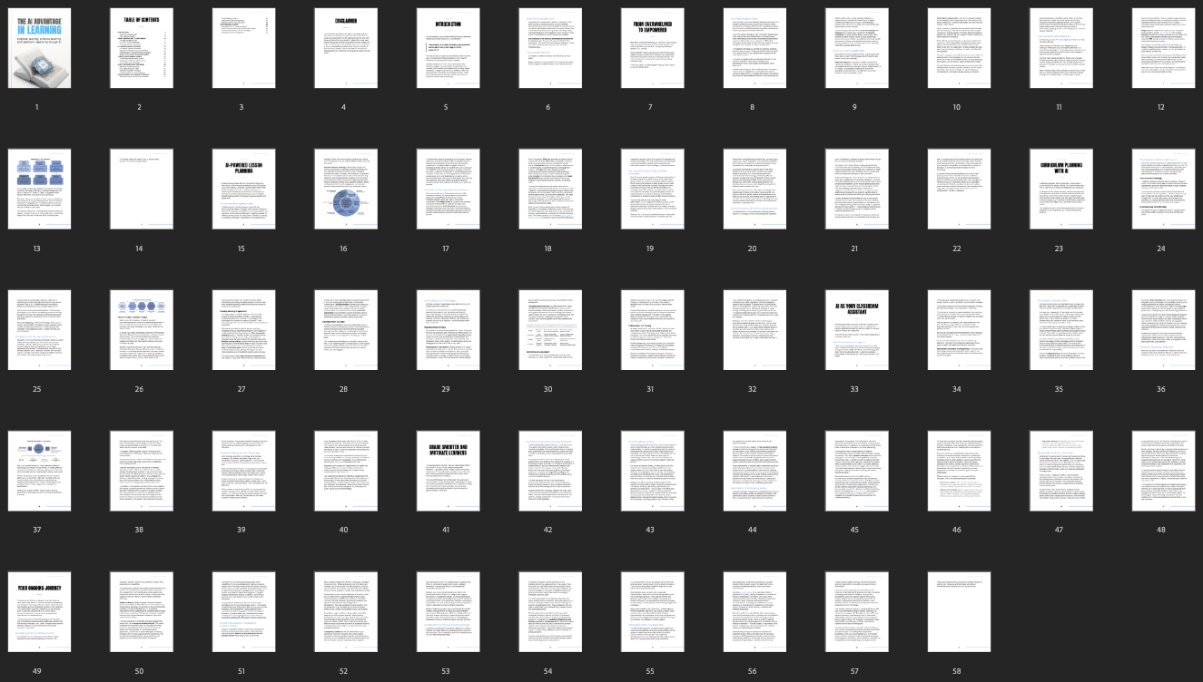 The AI Advantage in Learning