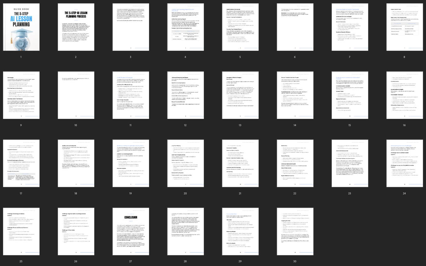 The 5-Step AI Lesson Planning Process