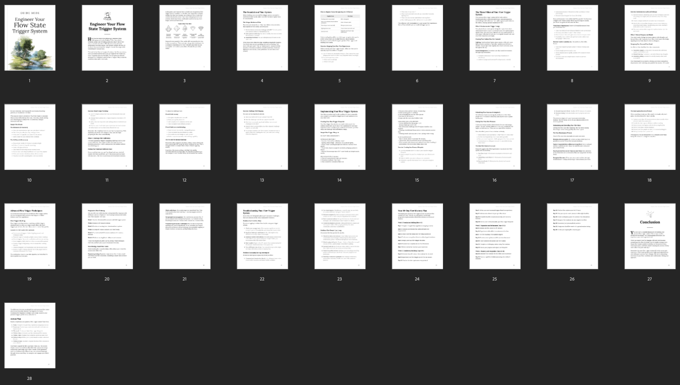 Engineer Your Flow State Trigger System – preview image
