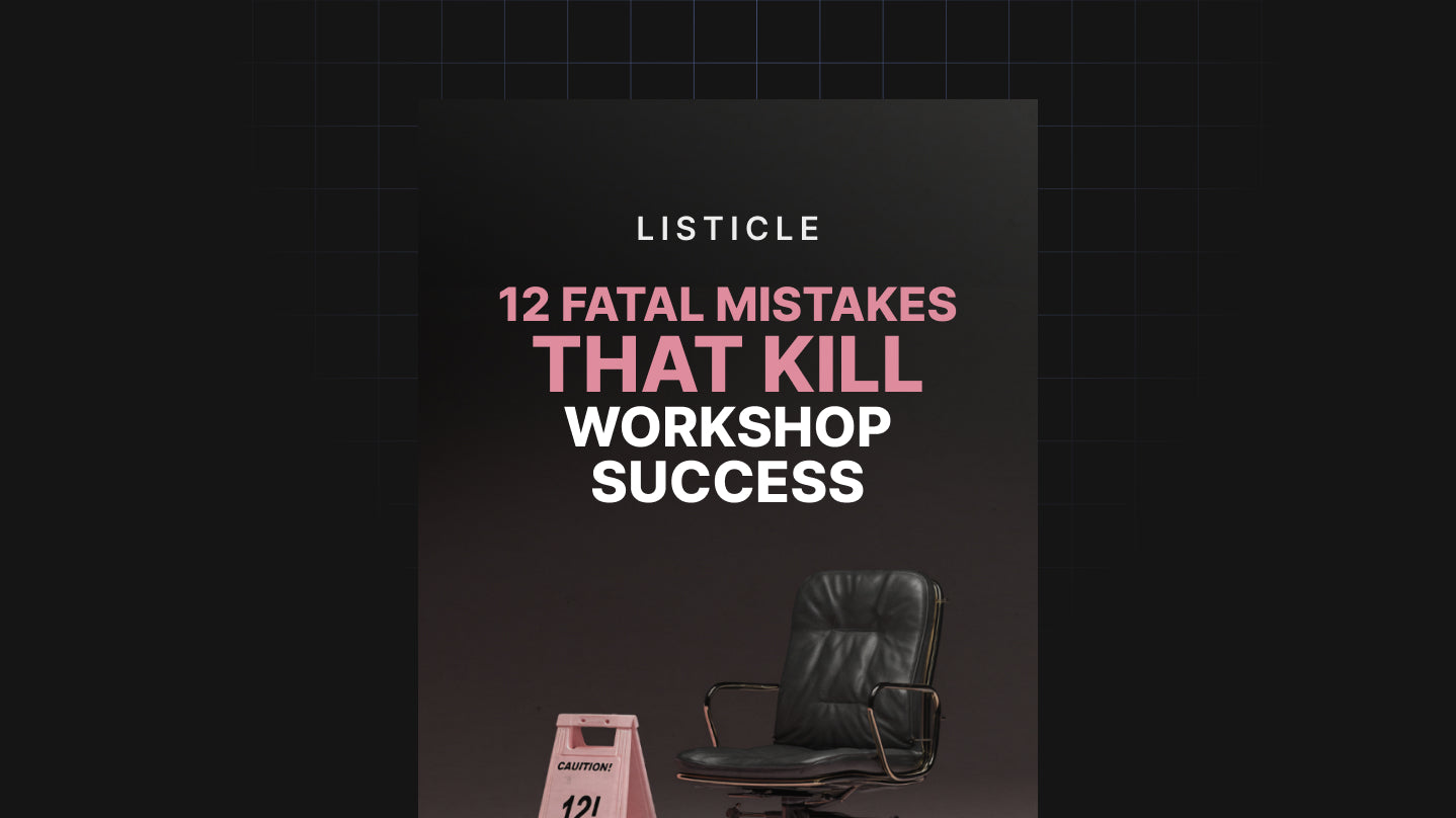 Immagine 4 - 12 Fatal Mistakes That Kill Workshop Success