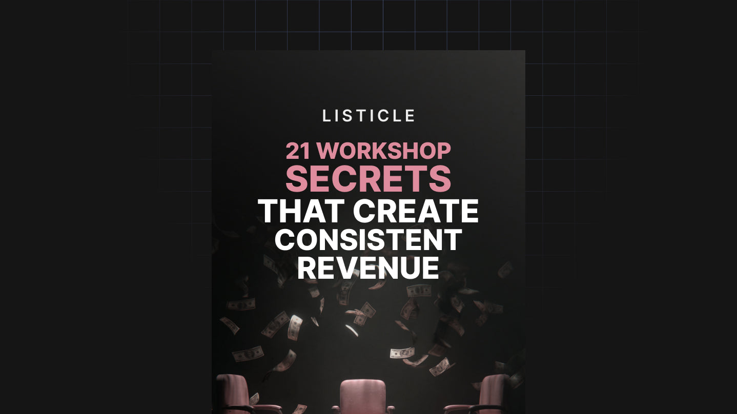 Immagine 4 - 21 Workshop Secrets That Create Consistent Revenue