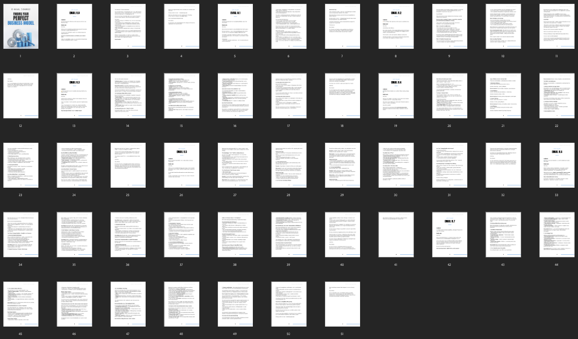 Finding Your Perfect Business Model page thumbnails