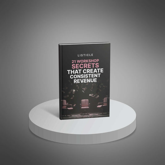 Copertina 21 Workshop Secrets That Create Consistent Revenue - download digitale