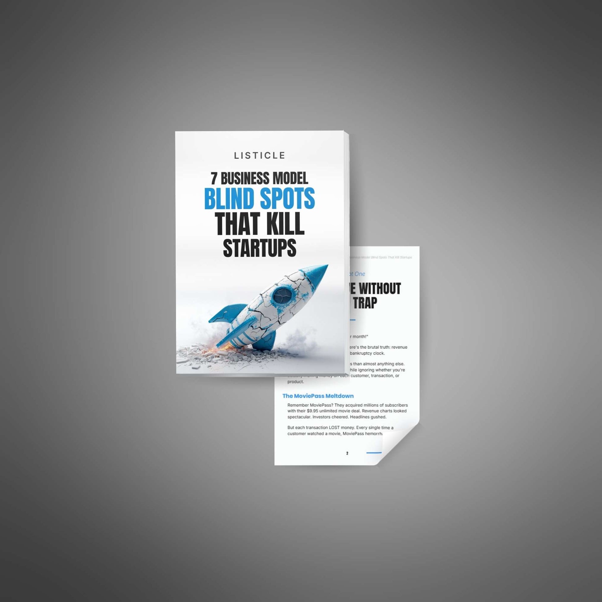 7 Business Model Blind Spots listicle mockup