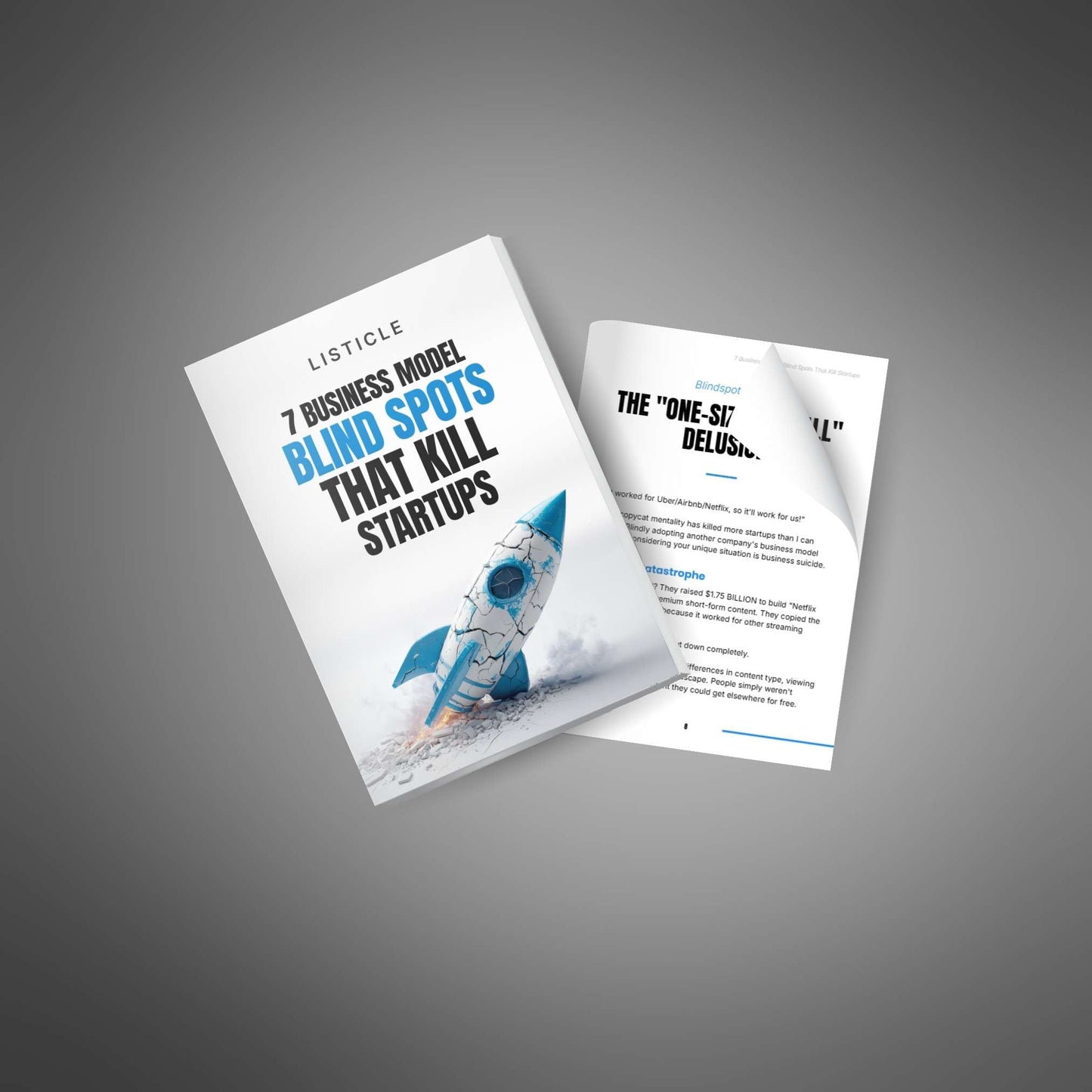 7 Business Model Blind Spots cover with pages
