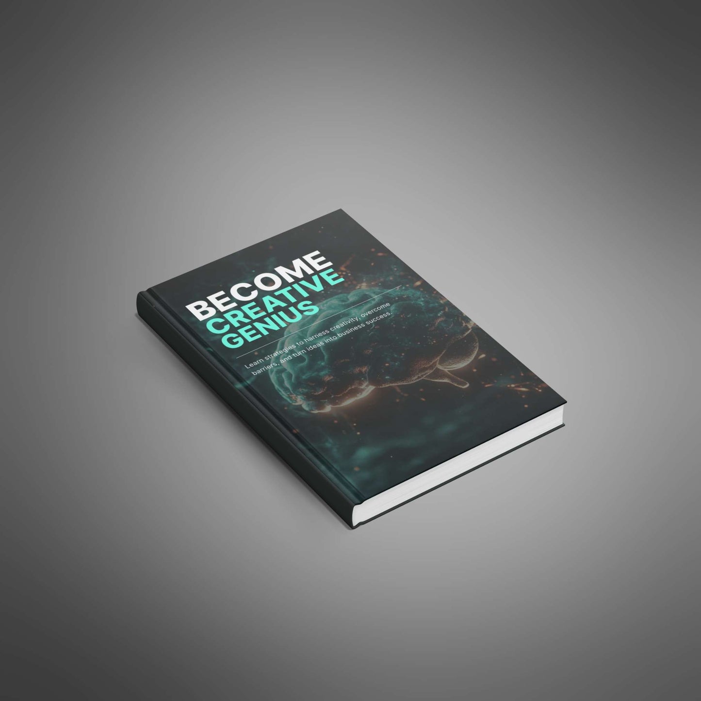 Cover mockup of Become Creative Genius ebook