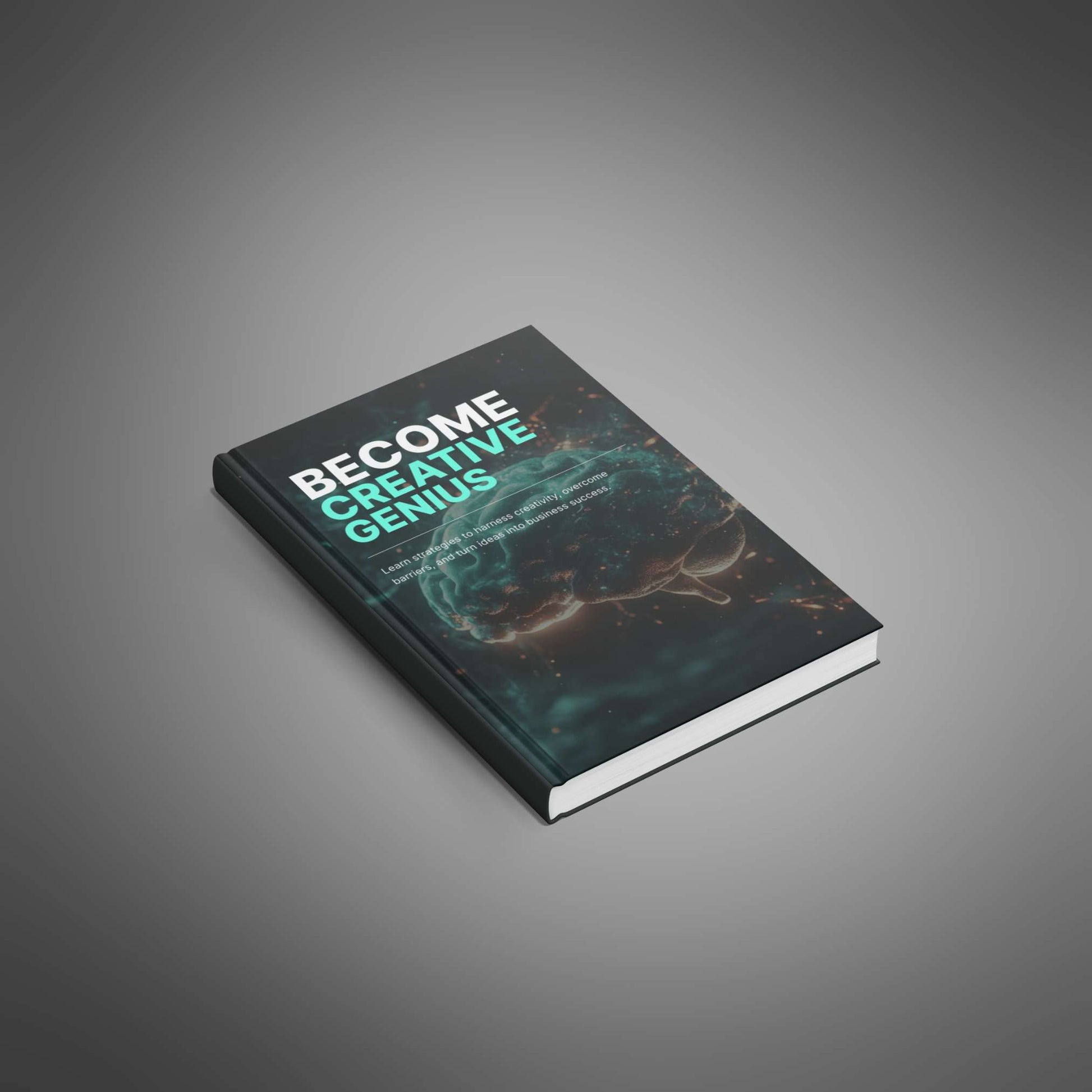 Cover mockup of Become Creative Genius ebook