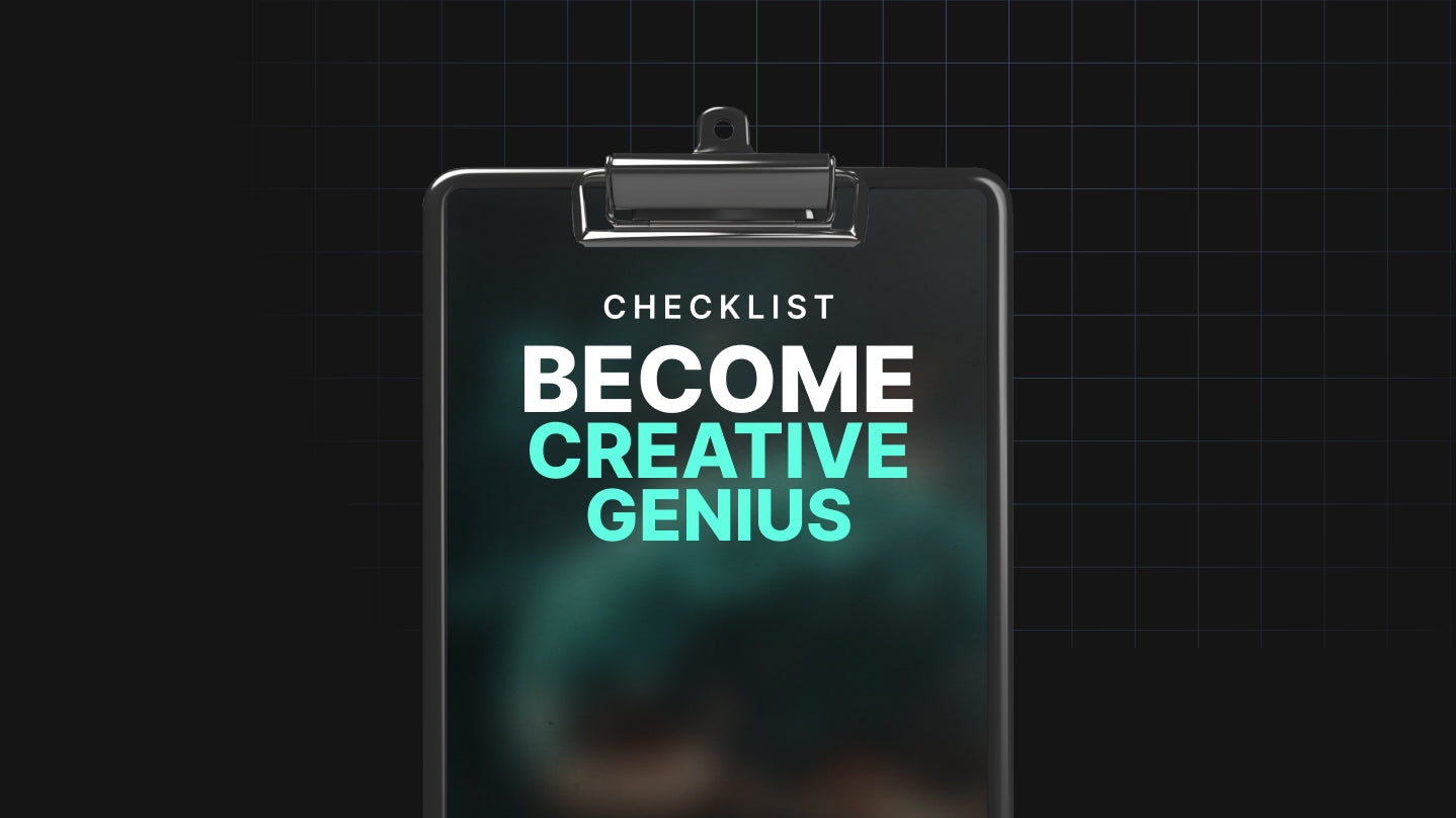 Close-up thumbnail of Become Creative Genius checklist cover