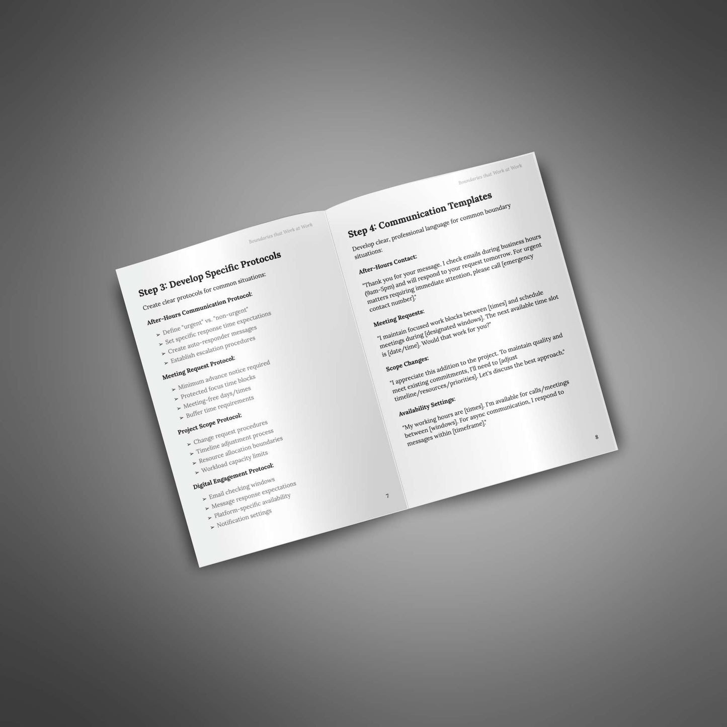 Inside pages: scripts and protocols