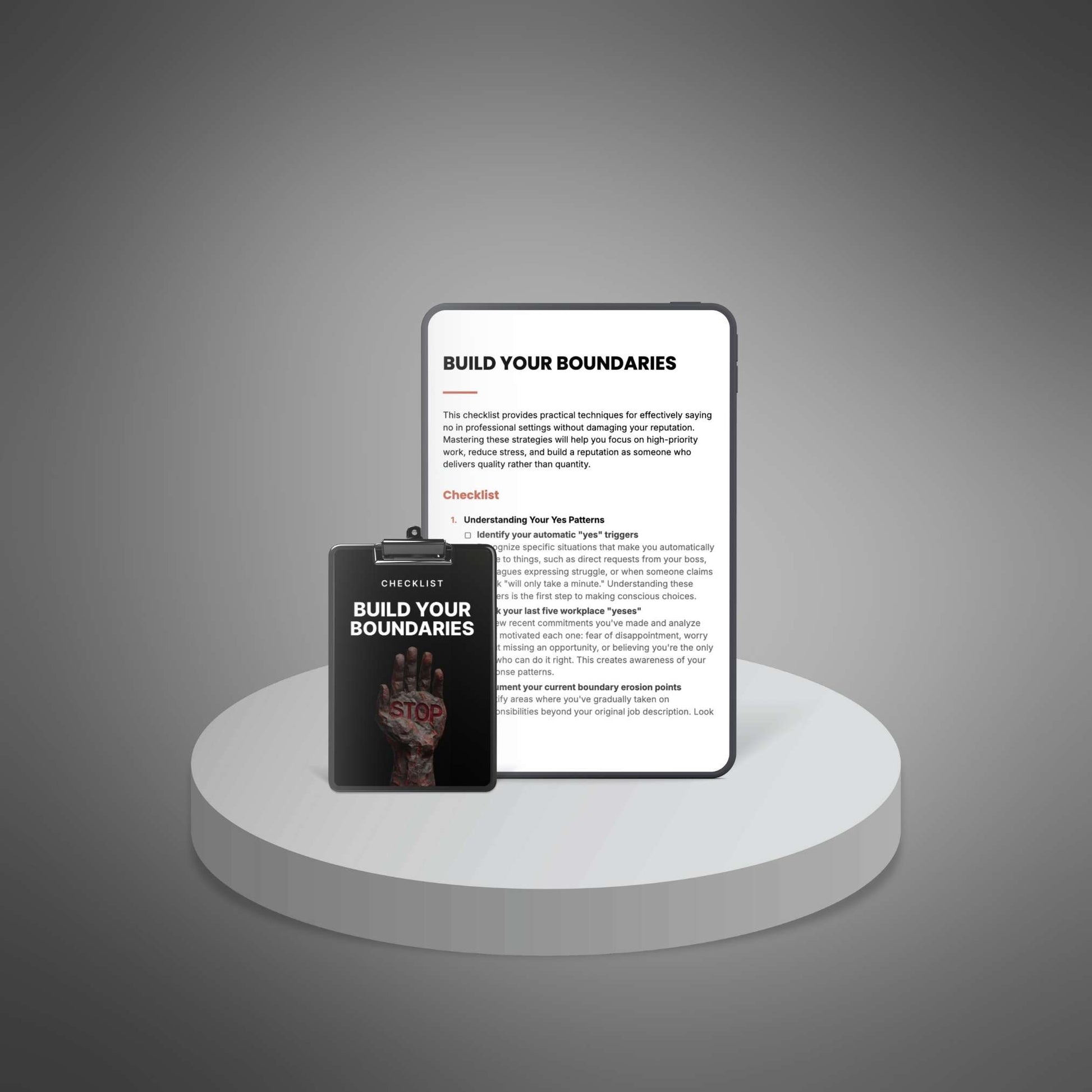 Build Your Boundaries — inside preview