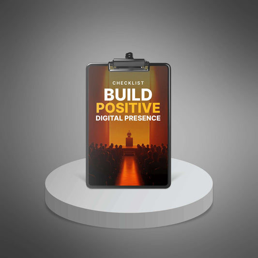 Build Positive Digital Presence Checklist PDF | Online Reputation Steps