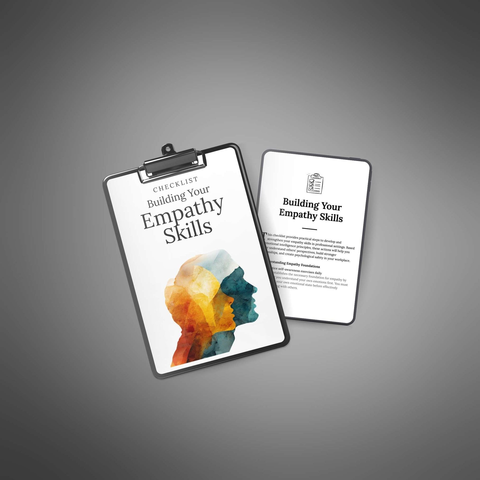 Empathy checklist pages preview