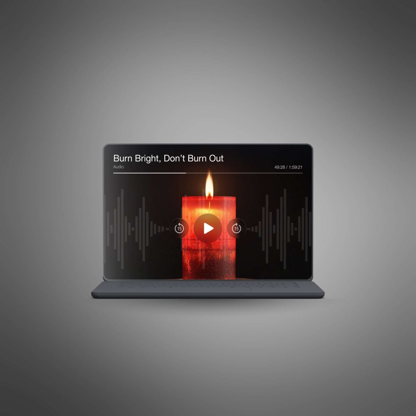Burn Bright, Don’t Burn Out — laptop player