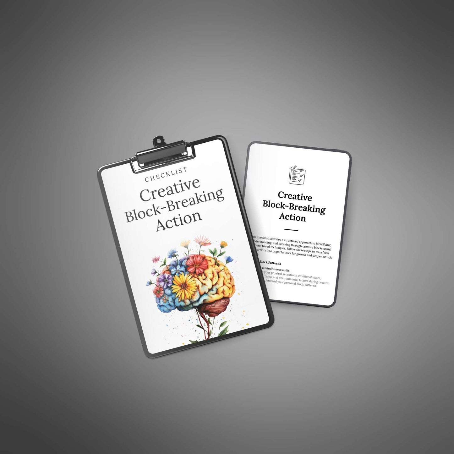 Creative Block-Breaking Action – pages preview