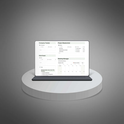 Customer Relationship Management CRM Notion Template