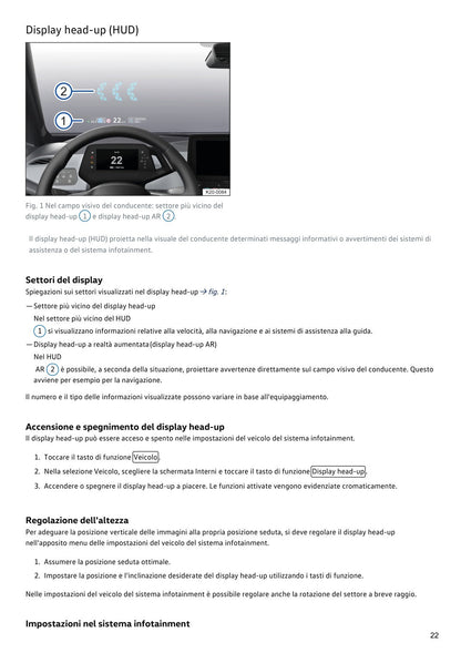 Volkswagen ID4 2021 PDF HUD