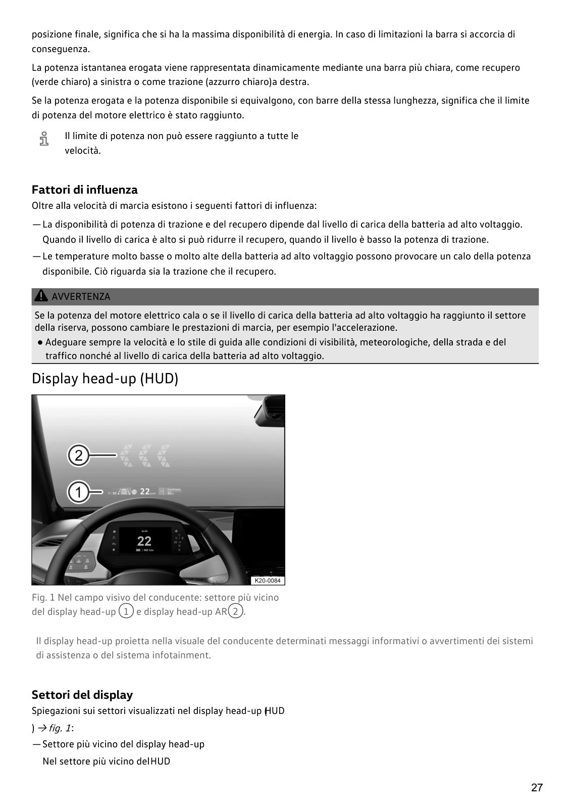 Display head-up e autonomia Volkswagen ID.4 2022