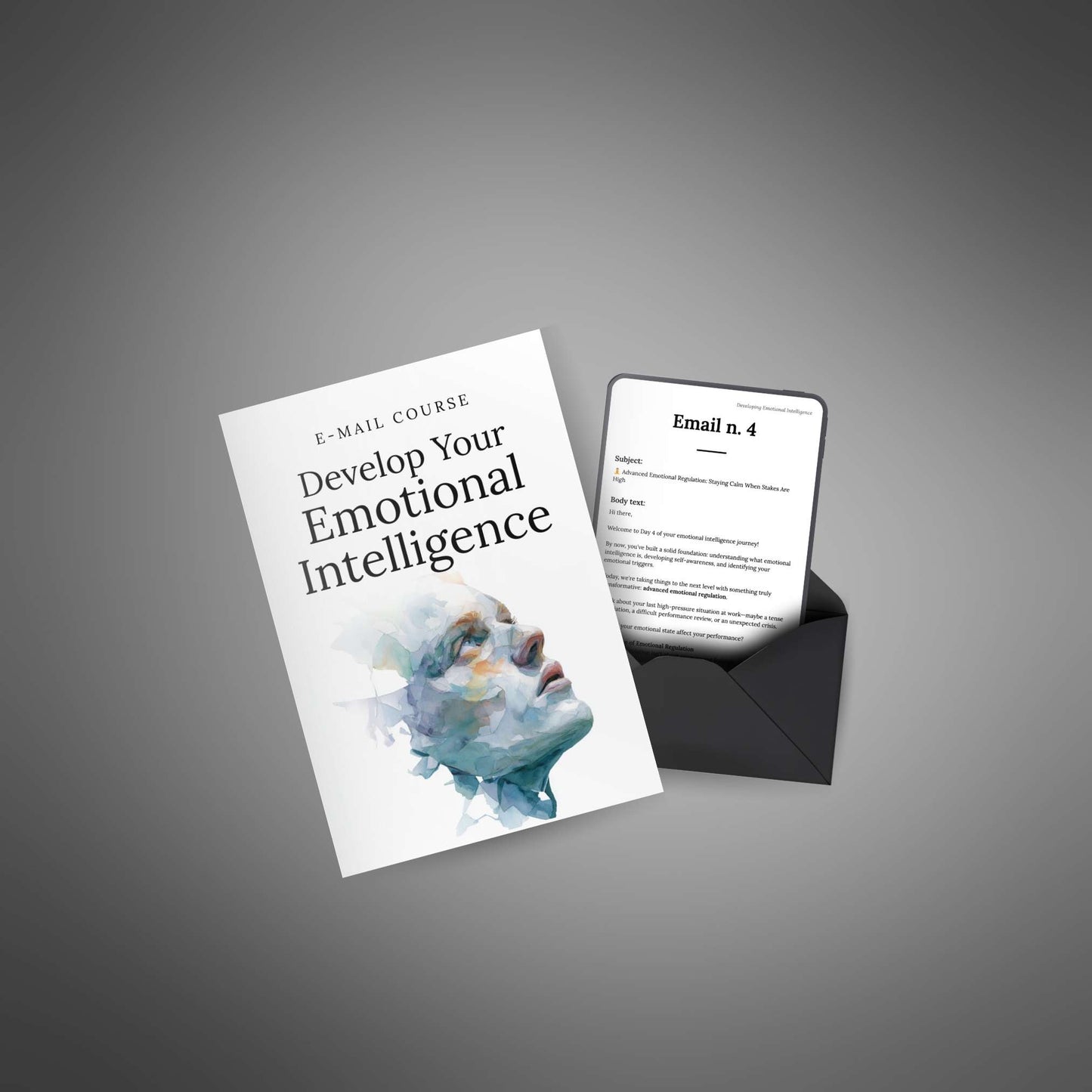 Emotional Intelligence Email Course PLR | 36-Page EQ & Leadership Training | Editable Digital Download Instant Access