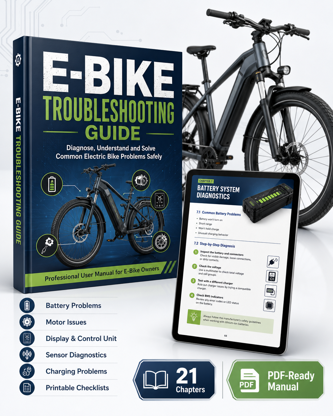 E-Bike Troubleshooting Guide – Battery, Motor, Display & Sensor Problems