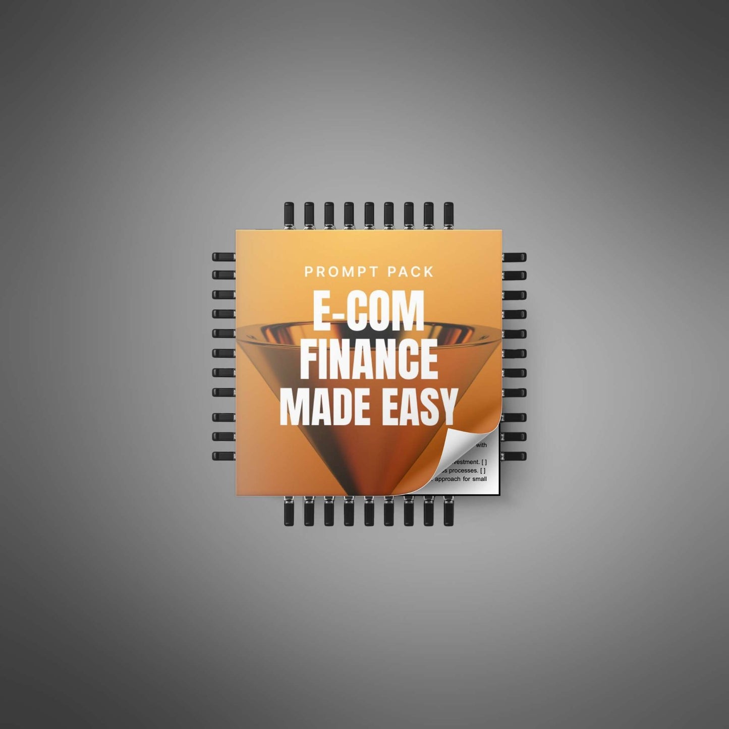 E-Commerce Finance Made Easy – AI Prompt Pack for Pricing, Cash Flow & Profit Margins (10 Pages)