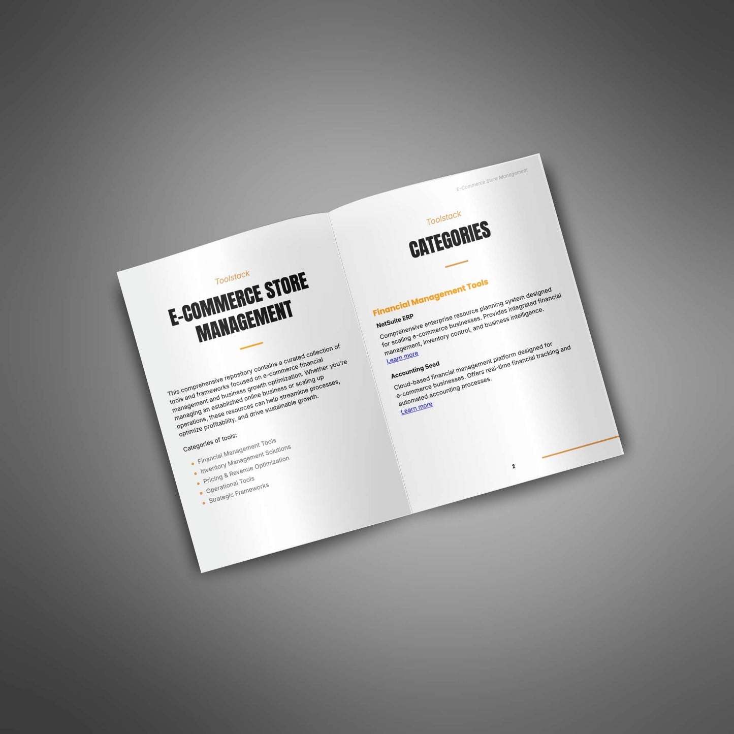 E-Commerce Store Management Toolstack – Finance, Inventory, Pricing & Automation Resources