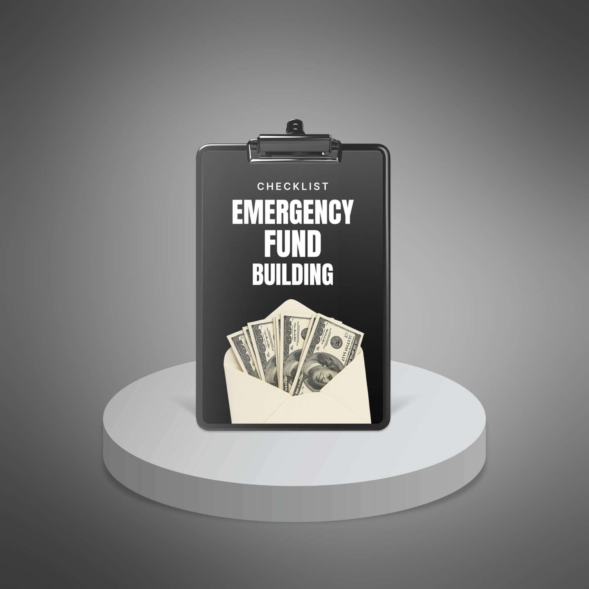 Emergency Fund Checklist cover mockup