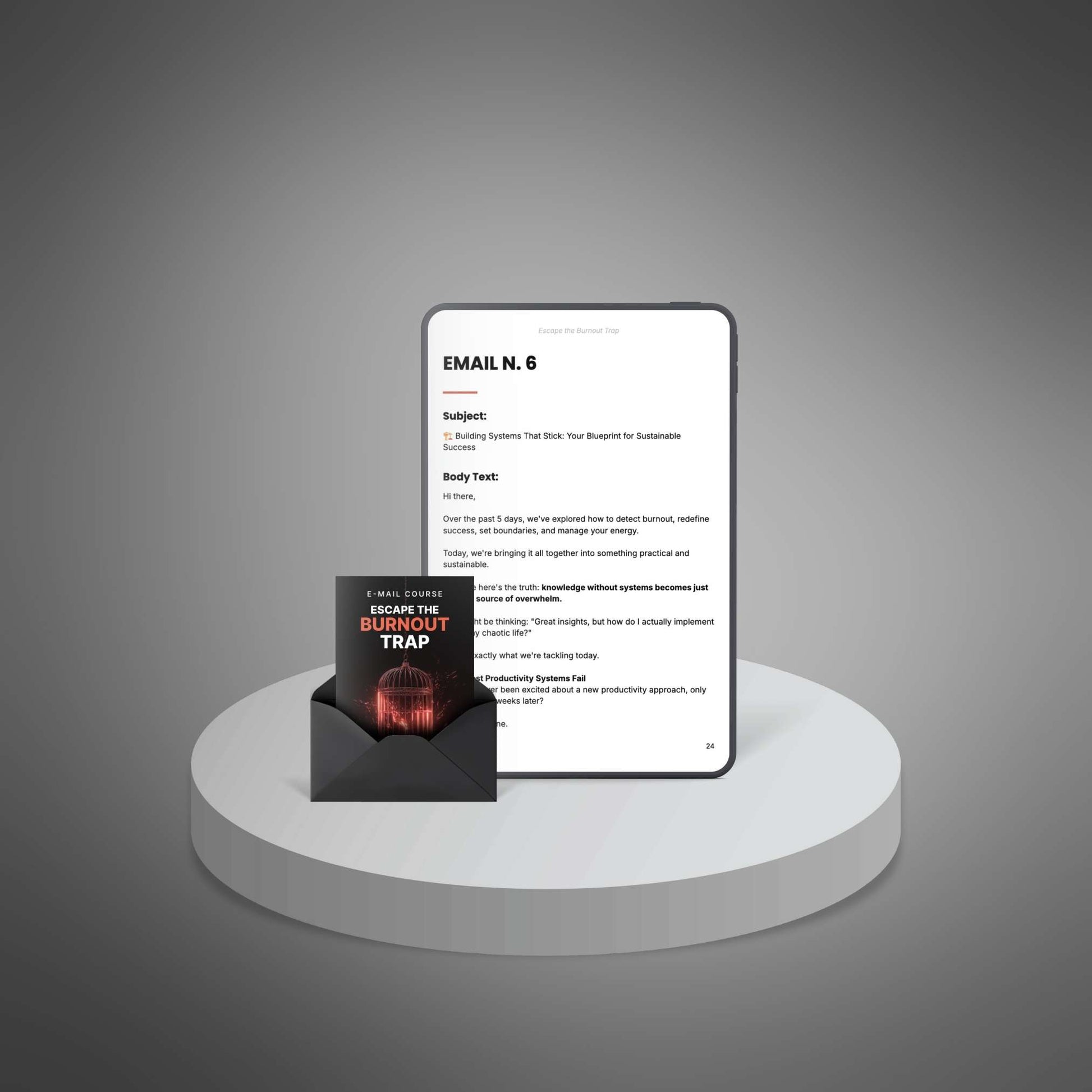 Escape the Burnout Trap — lesson page