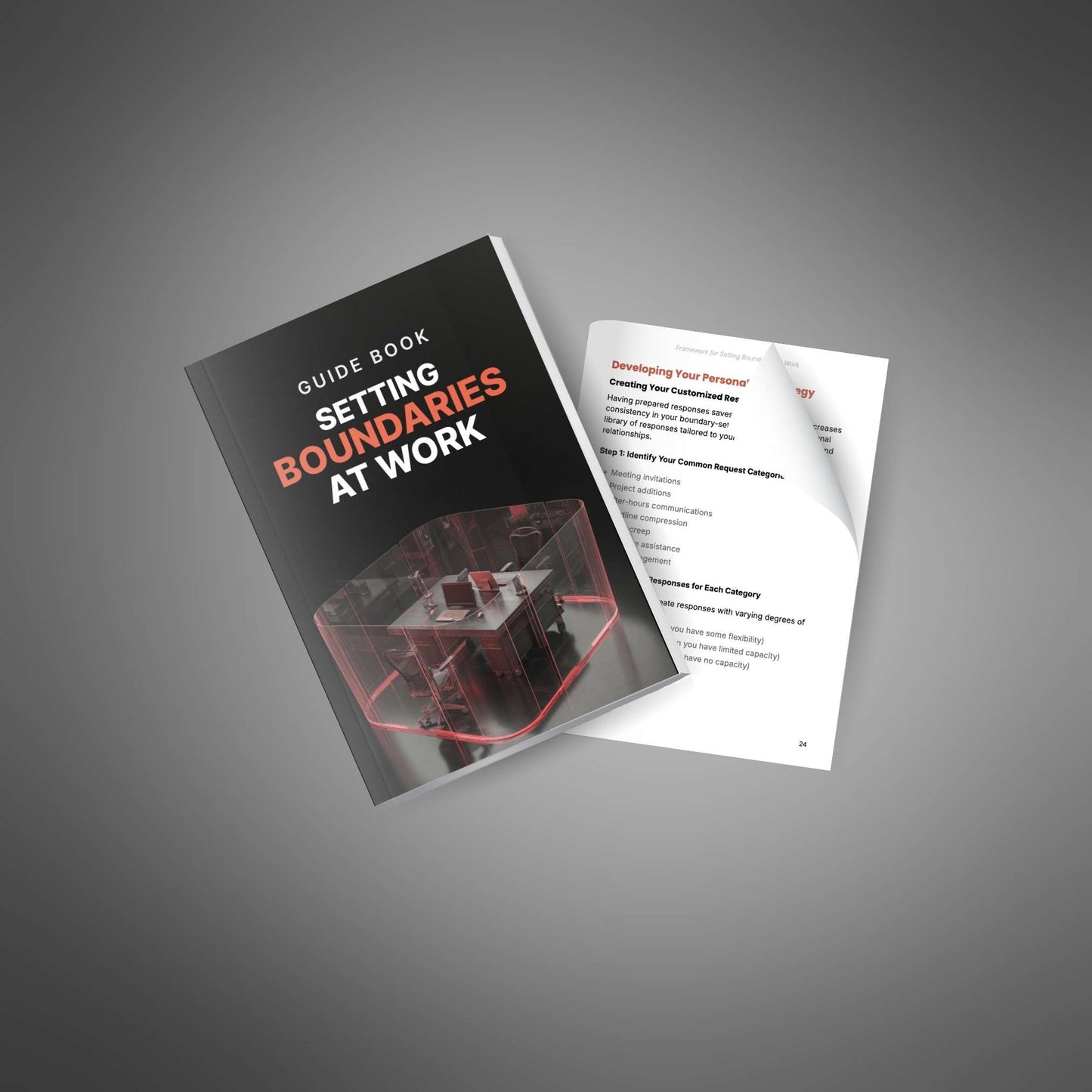 Setting Boundaries at Work — booklet + page