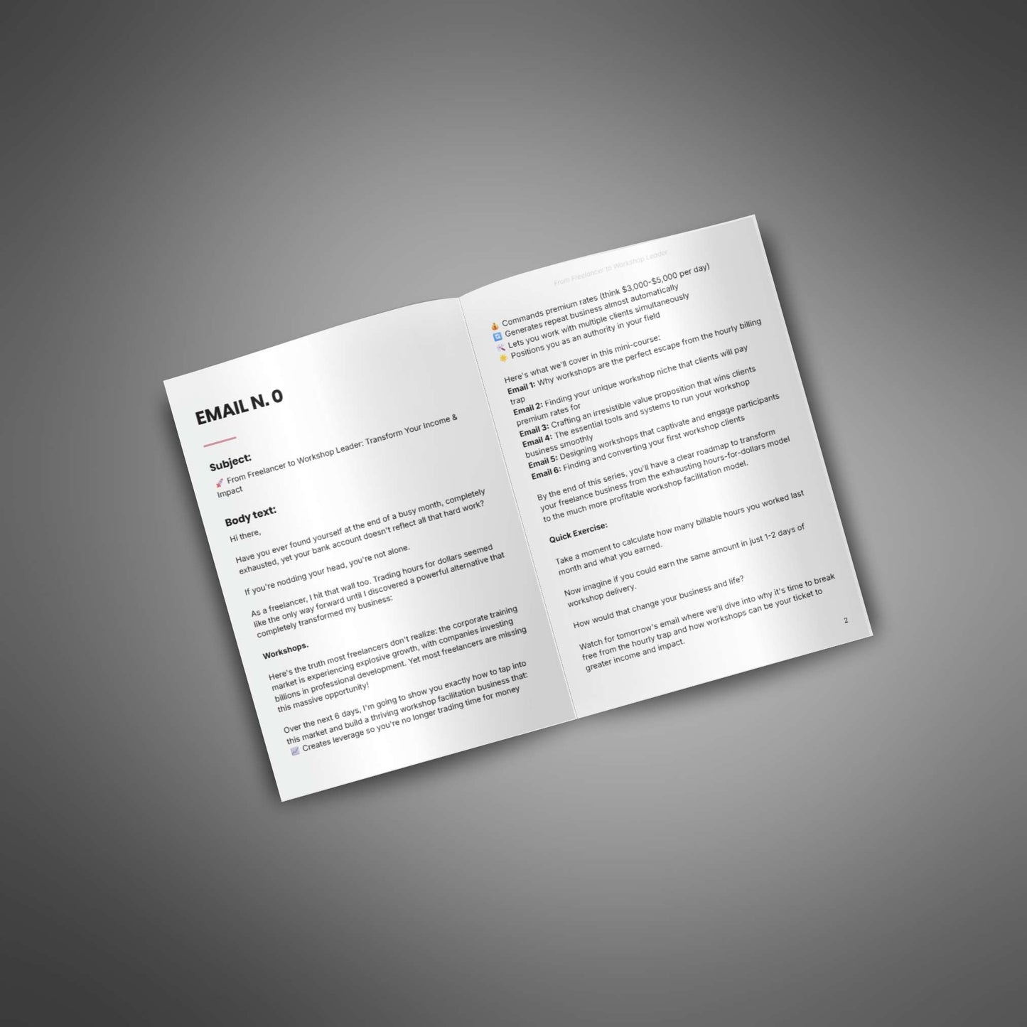 From Freelancer to Workshop Leader mini course - image 1