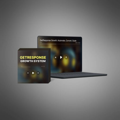 GetResponse Growth Masterclass – 21 Video + Audio PLR Training | Automation, Funnels &amp; Digital Marketing Training