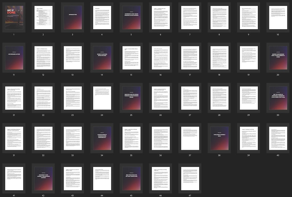 Get It Done page thumbnails preview