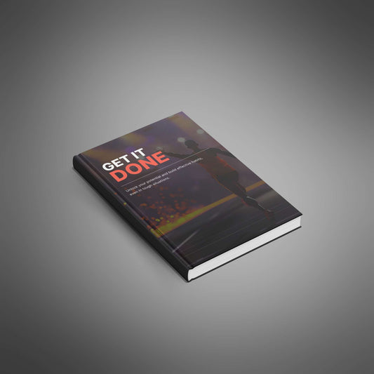 Get It Done productivity guide cover mockup