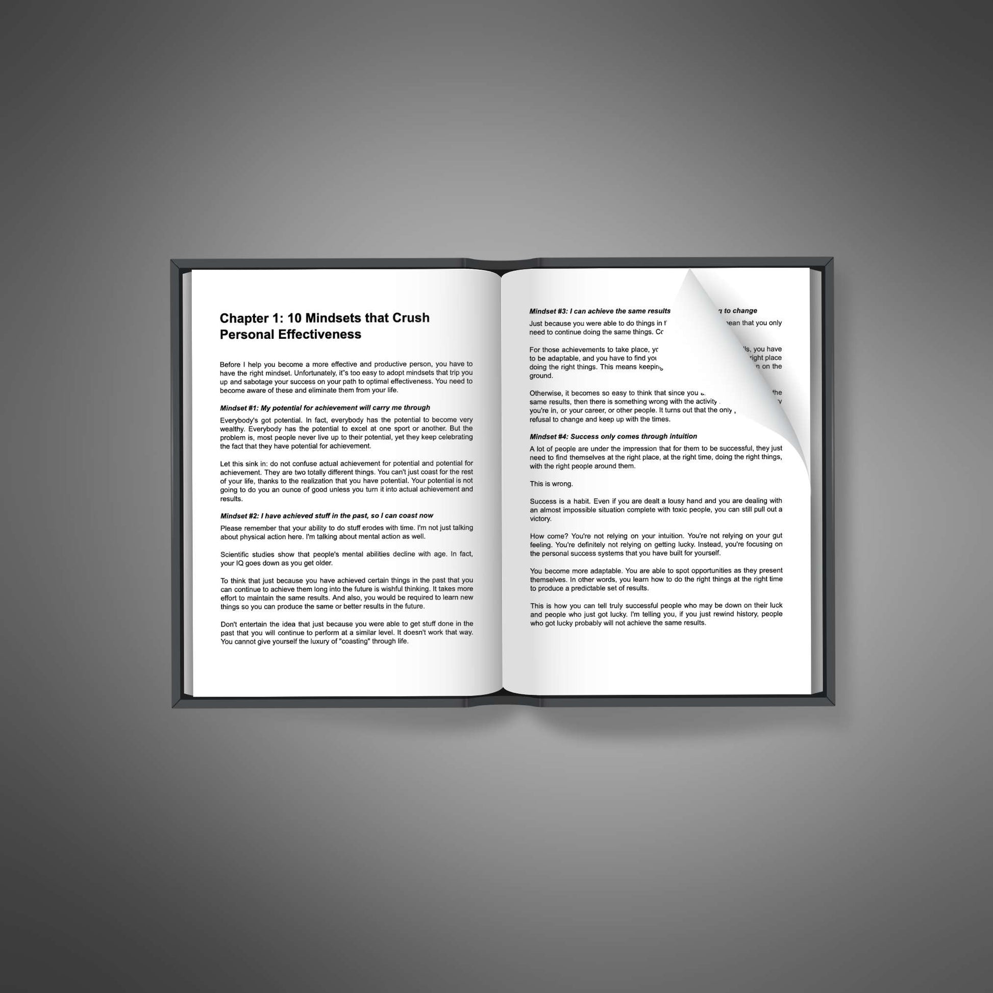 Get It Done open book preview mockup