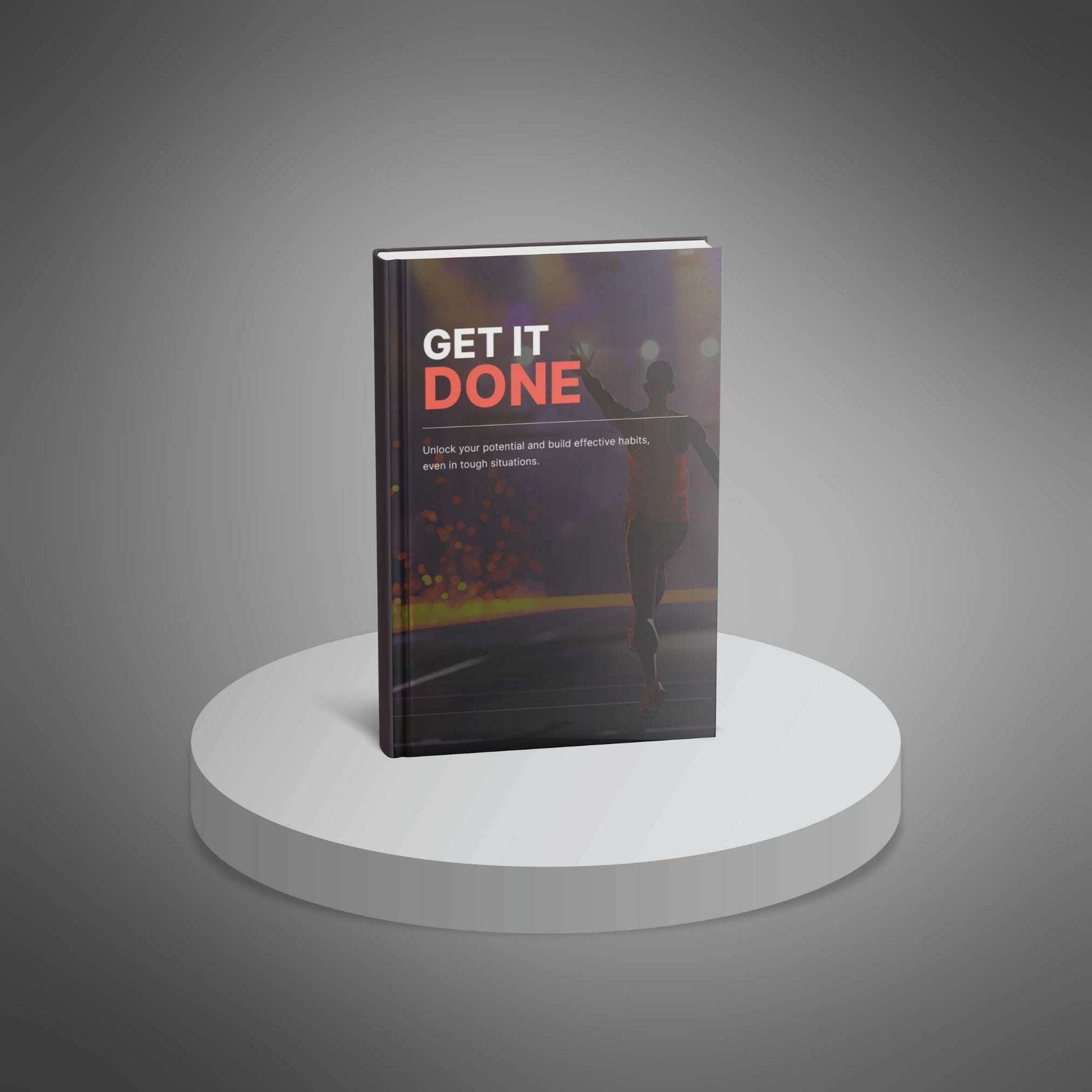 Get It Done book standing mockup