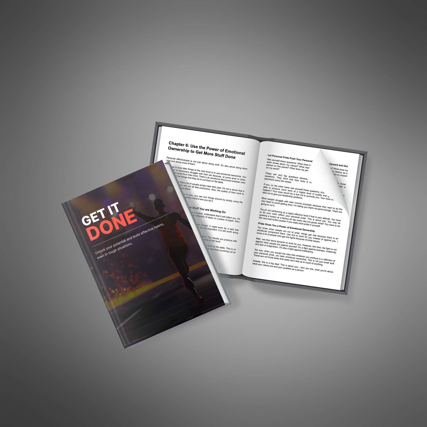 Get It Done book and pages mockup