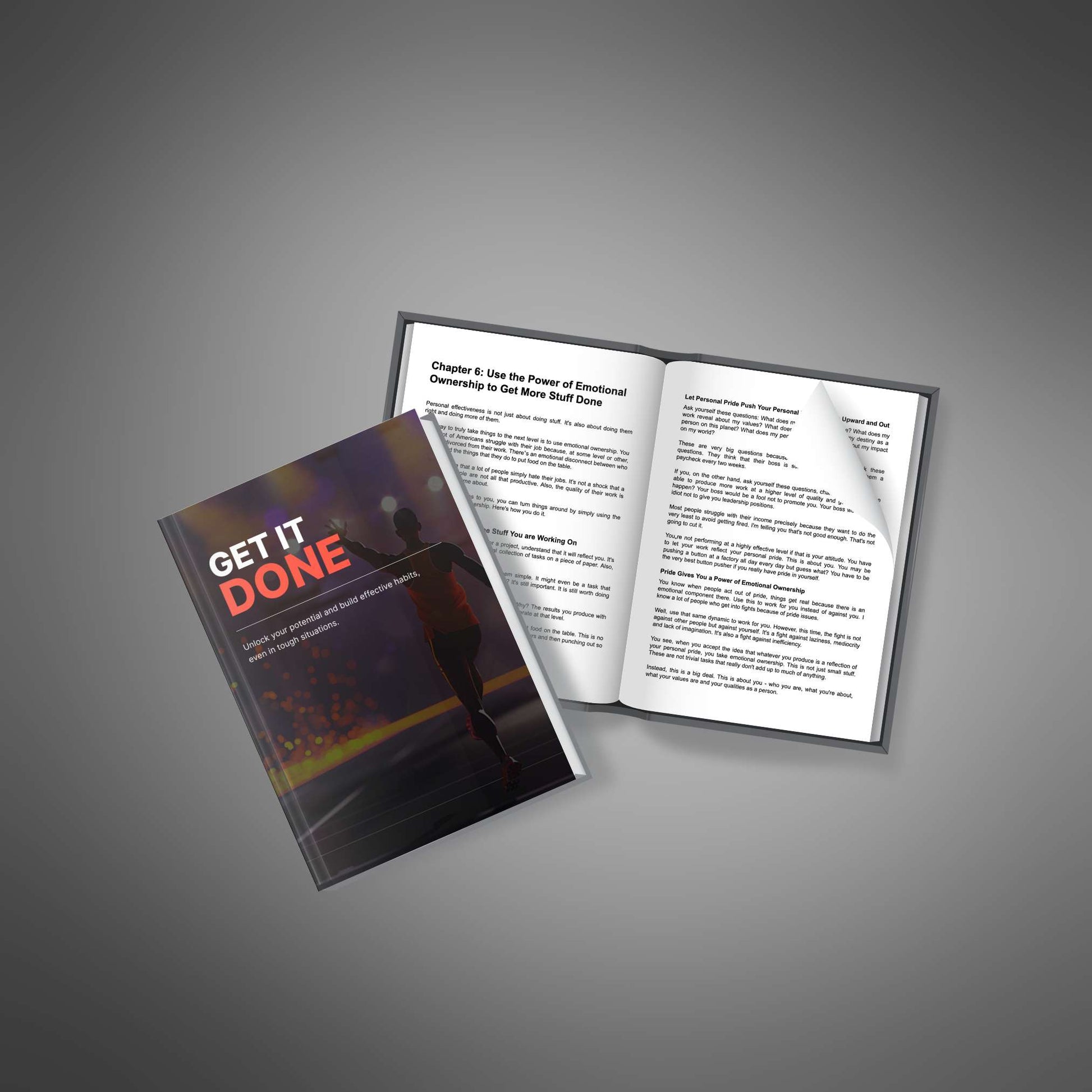 Get It Done book and pages mockup
