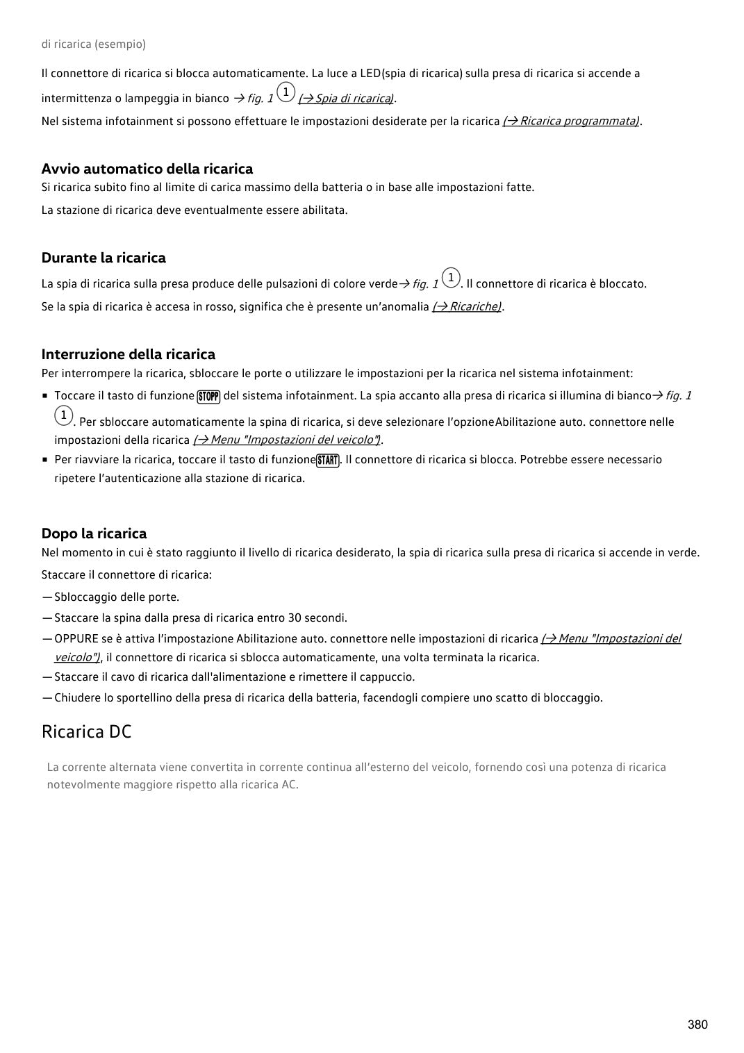 Manuale Volkswagen ID.4 2021 ricarica batteria ad alto voltaggio