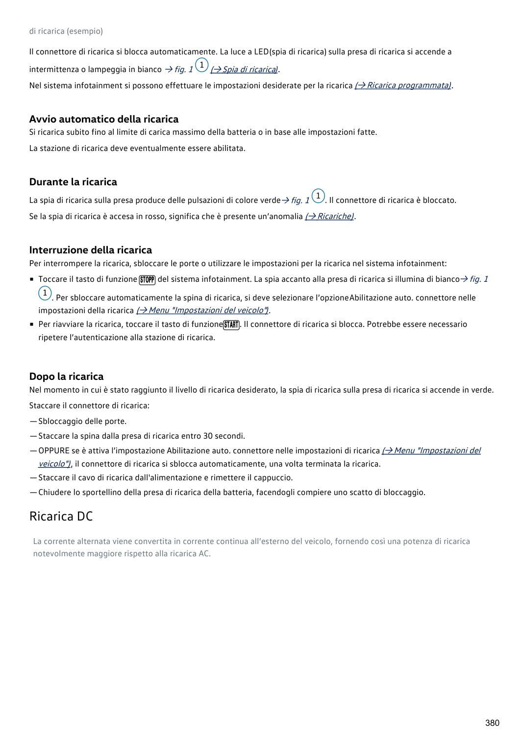 Manuale ID.4 2021 ricarica batteria