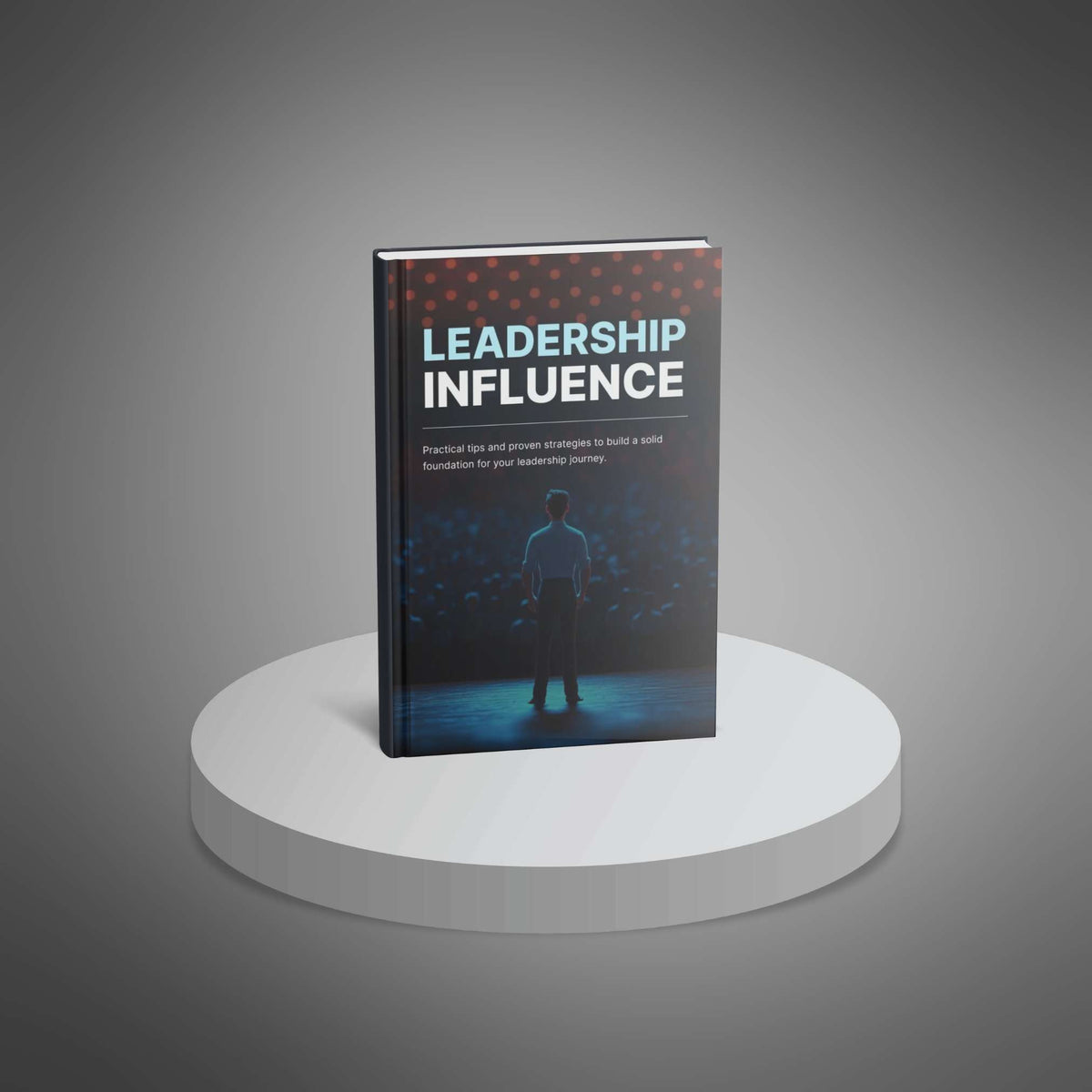 Leadership Influence book standing mockup