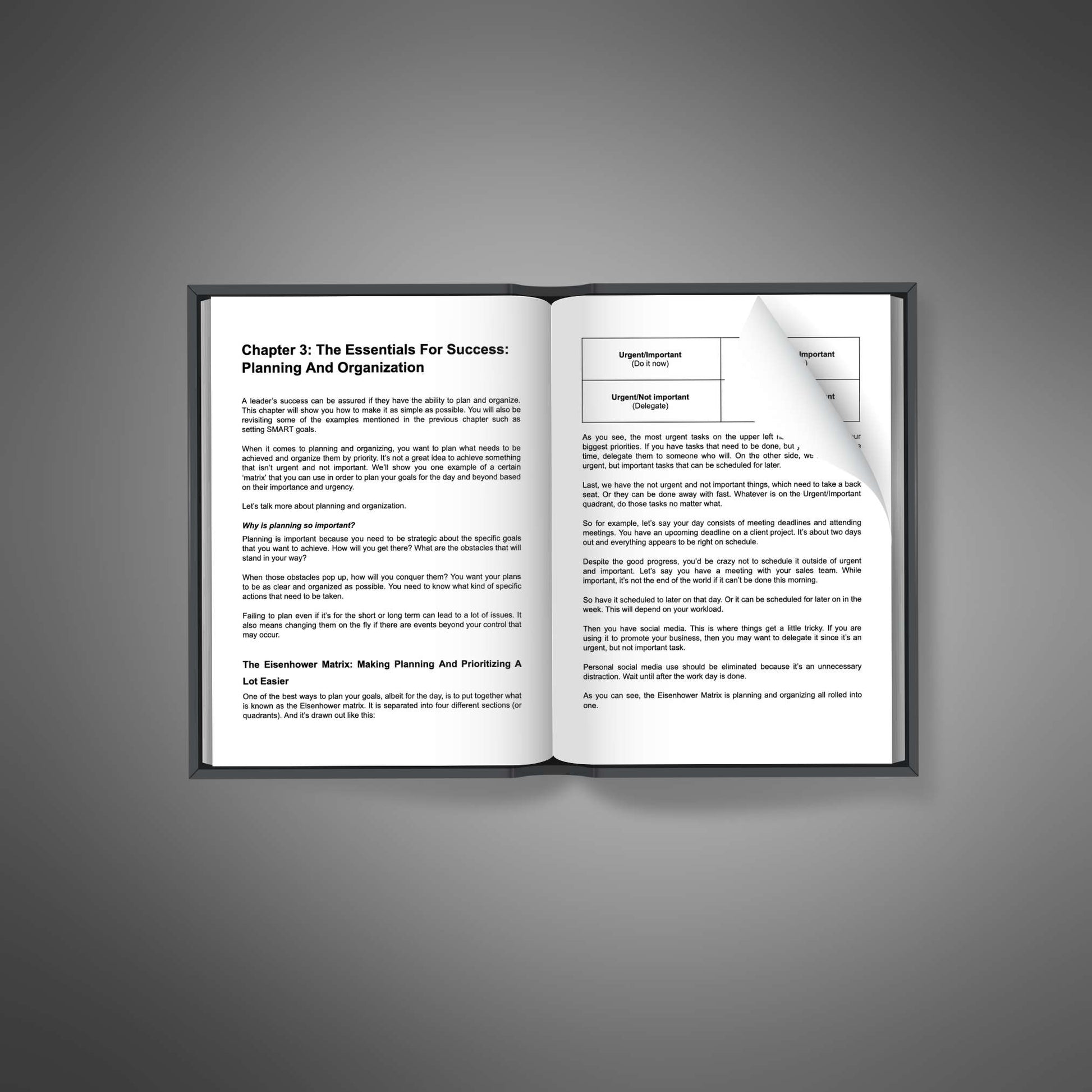 Level Up Your Leadership open book preview mockup