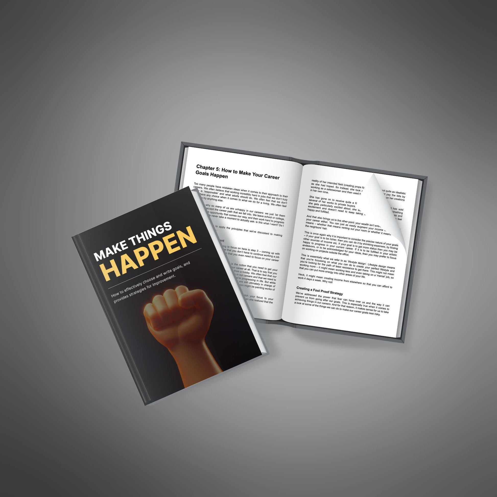 Make Things Happen: Goal-Setting & Habit-Building eBook + Audio (43 Pages)