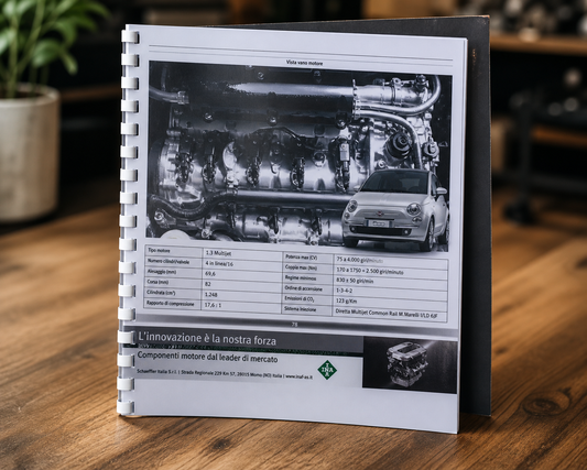 Manuale Motore Fiat Panda MK319 1.3 Multijet 75 CV PDF Tecnico