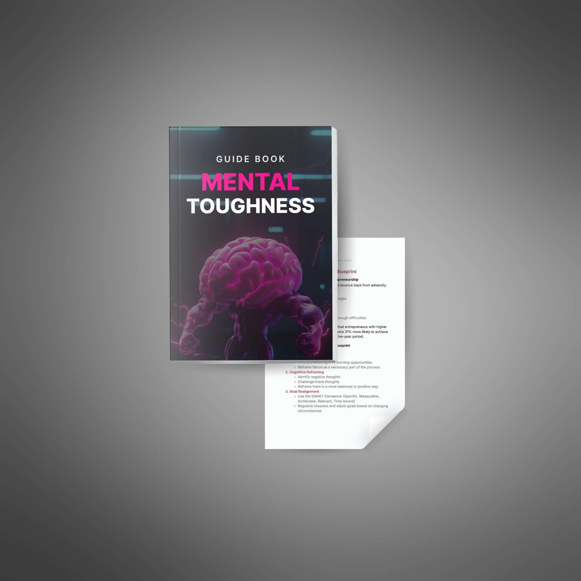 Mental Toughness guide cover with inside page preview
